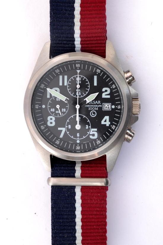 Military Pulsar (Seiko) Chronograph Quartz Watch, c.2014