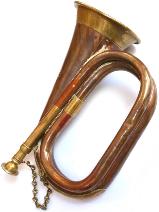 Early British Army Bugle By Keat & Son