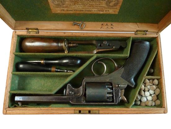 Cased Beaumont Adams 54B Revolver, c.1855
