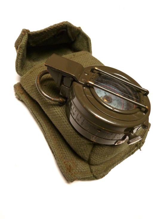 New Old Stock - Mk III Prismatic Compass & Case