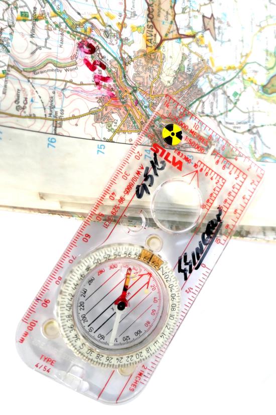 British Army Maps & Silva Compass