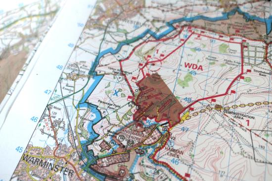 British Army Maps & Silva Compass