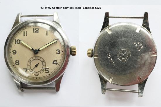 WW2 CS(I) Longines West End Watch