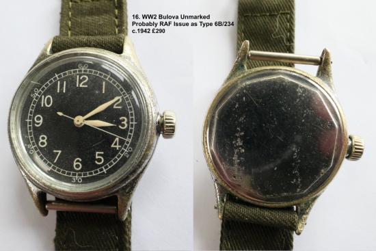 WW2 Type A11 RAF Bulova Hack Watch