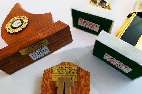 4 Vintage Shooting Trophies c.1985